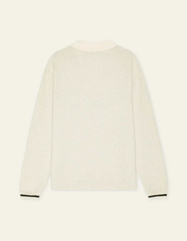 Les Deux WAFFLE LS FOOTBALL JERSEY Ivory