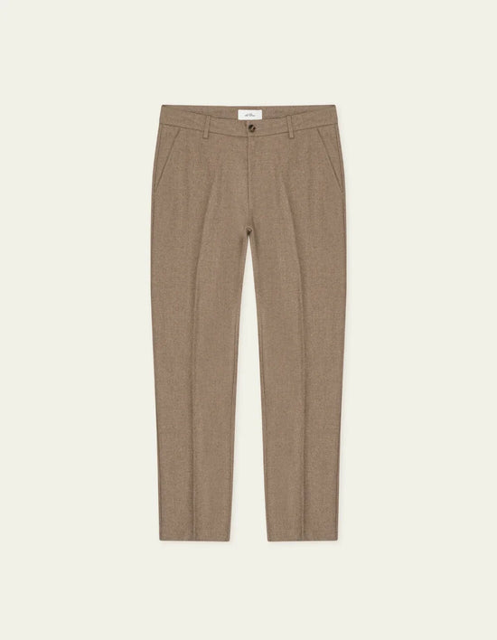 Les Deux WOOL REG SUIT PANTS Caribou — Les Deux