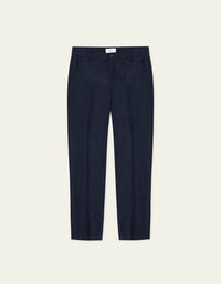 Les Deux WOOL REG SUIT PANTS Dark Navy Blue