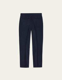 Les Deux WOOL REG SUIT PANTS Dark Navy Blue