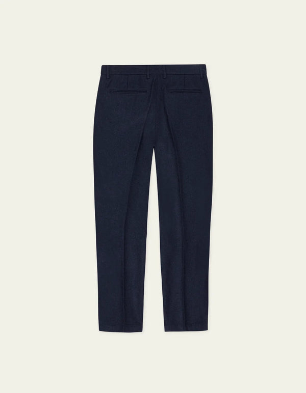 Les Deux WOOL REG SUIT PANTS Dark Navy Blue