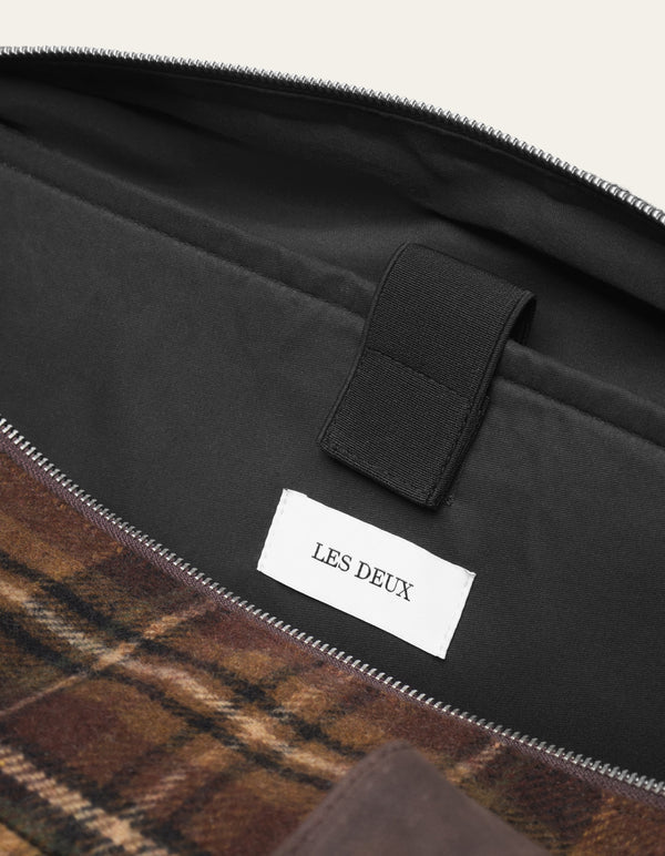 Les Deux Wesam Check Weekend Bag