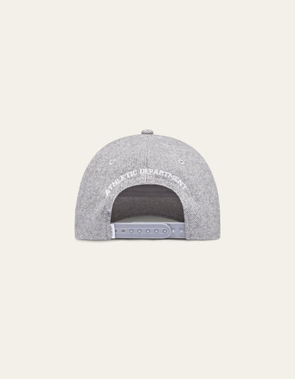 Les Deux Wool Baseball Cap Grey Melange