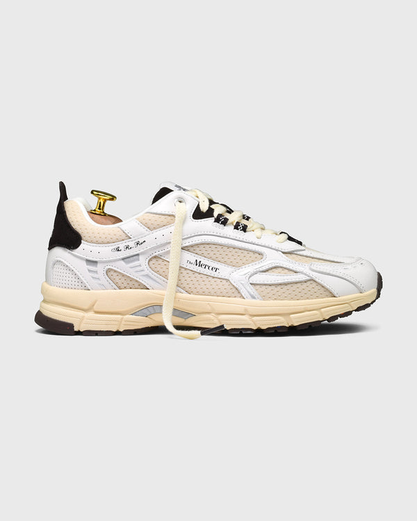 MERCER THE RE-RUN VINTAGE NAPPA WHITE / BROWN — Mercer