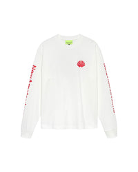 New Amsterdam LOGO LONGSLEEVE White Deep Red