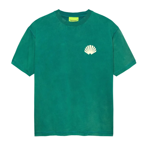 New Amsterdam LOGO S/S TEE Sea Green Butter Yellow