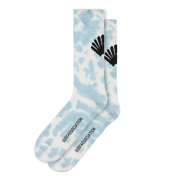 New Amsterdam TIE DYE SOCKS Light Blue — New Amsterdam