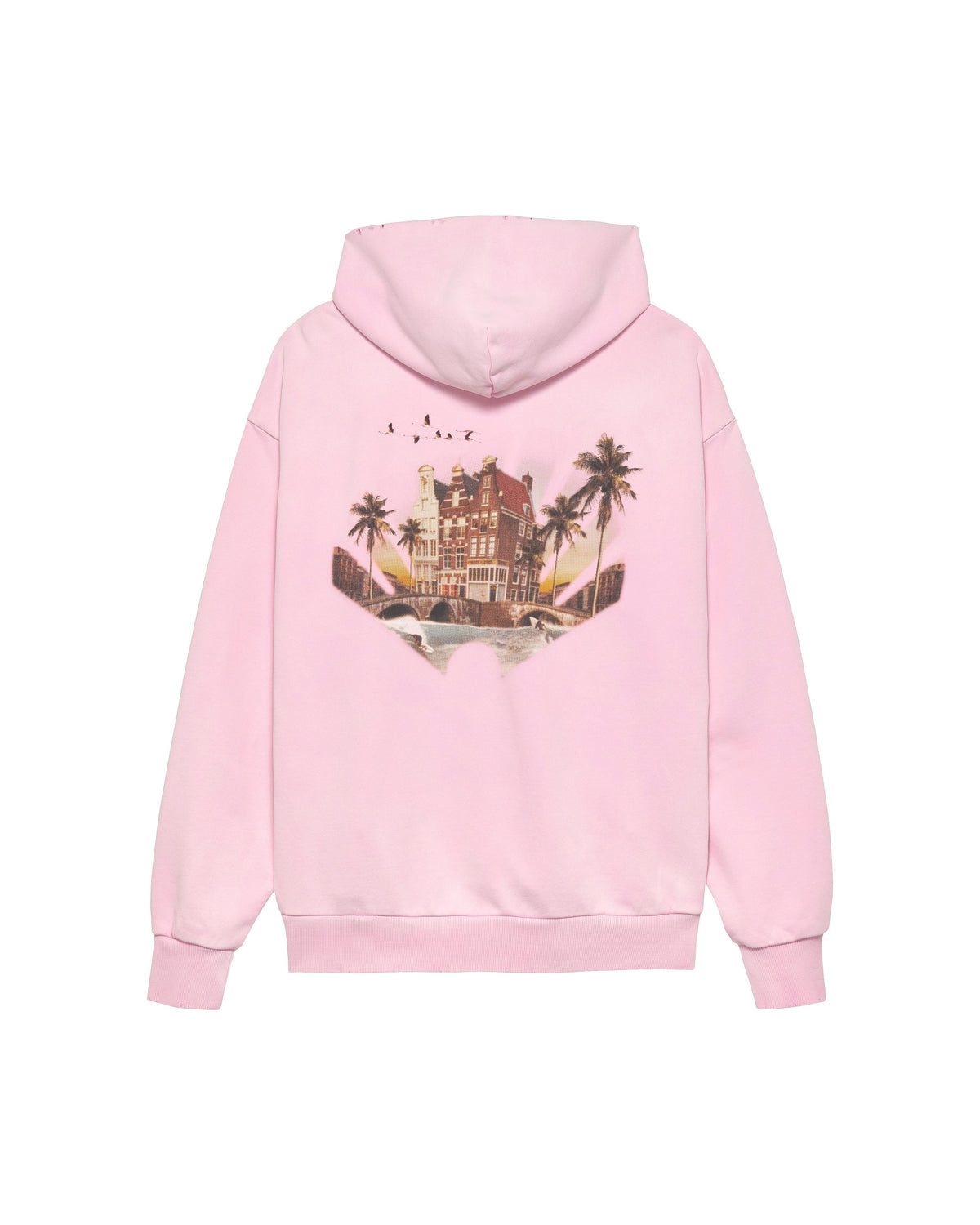 New Amsterdam TROPICAL HOODIE Pink Lady