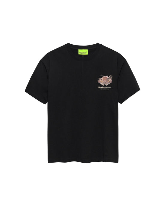 New Amsterdam TROPICAL S/S TEE Black