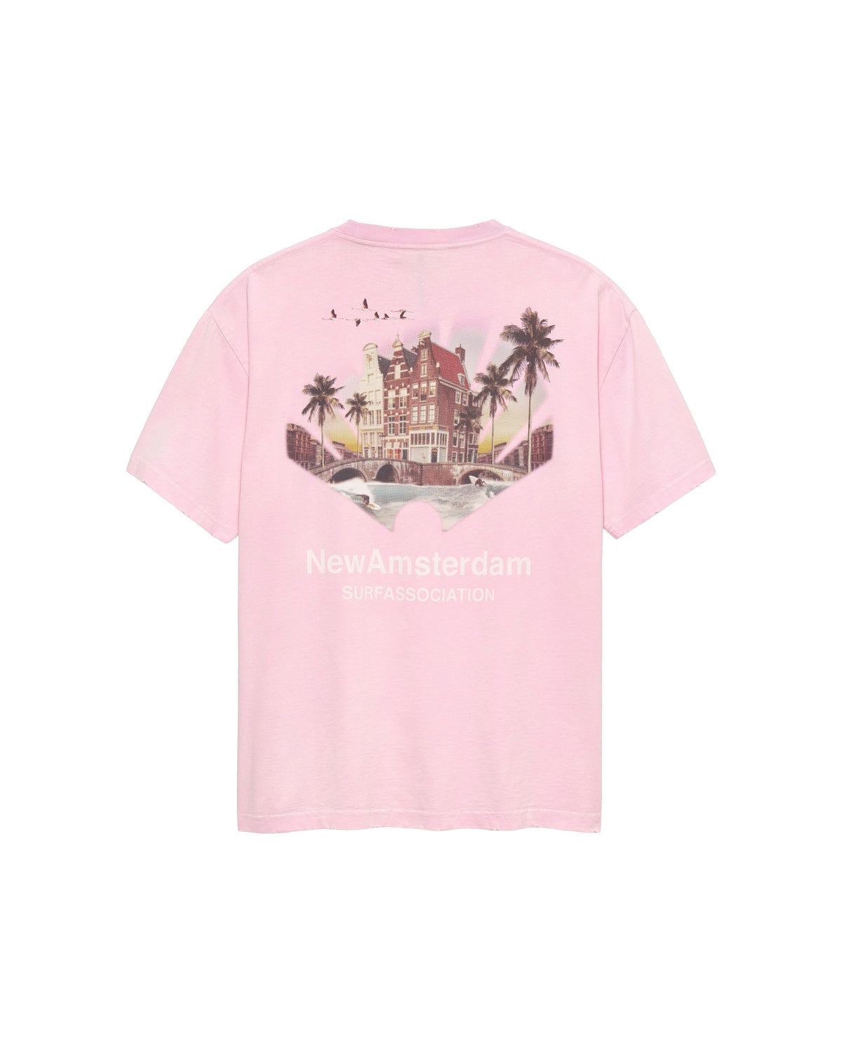 New Amsterdam TROPICAL S/S TEE Pink Lady