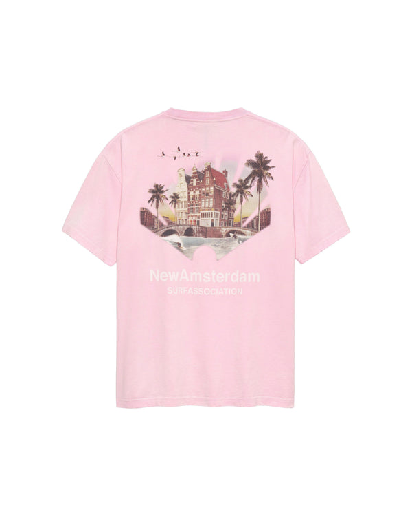 New Amsterdam TROPICAL S/S TEE Pink Lady — New Amsterdam