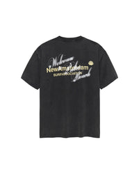New Amsterdam WELCOME TO PALM BEACH S/S TEE Anthracite