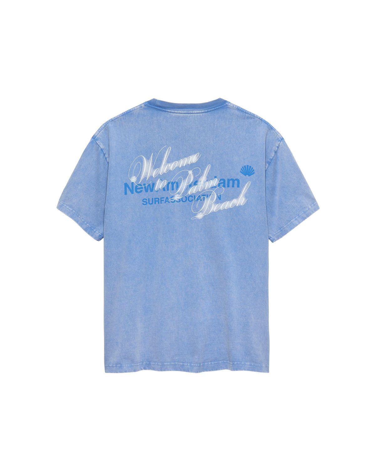 New Amsterdam WELCOME TO PALM BEACH S/S TEE Blue