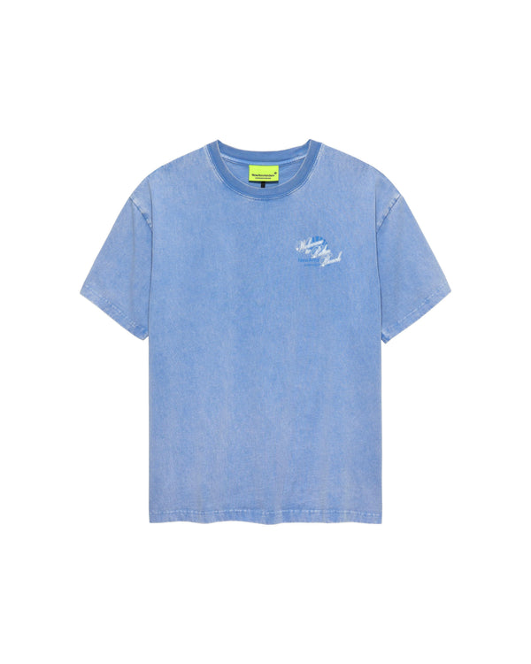 New Amsterdam WELCOME TO PALM BEACH S/S TEE Blue
