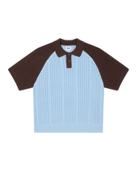 OBEY ABEL POLO SWEATER SKYWAY MULTI