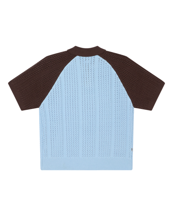 OBEY ABEL POLO SWEATER SKYWAY MULTI