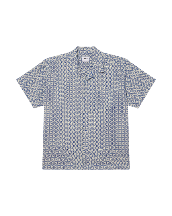 OBEY ADRIAN WOVEN UNBLEACHED MULTI — Obey