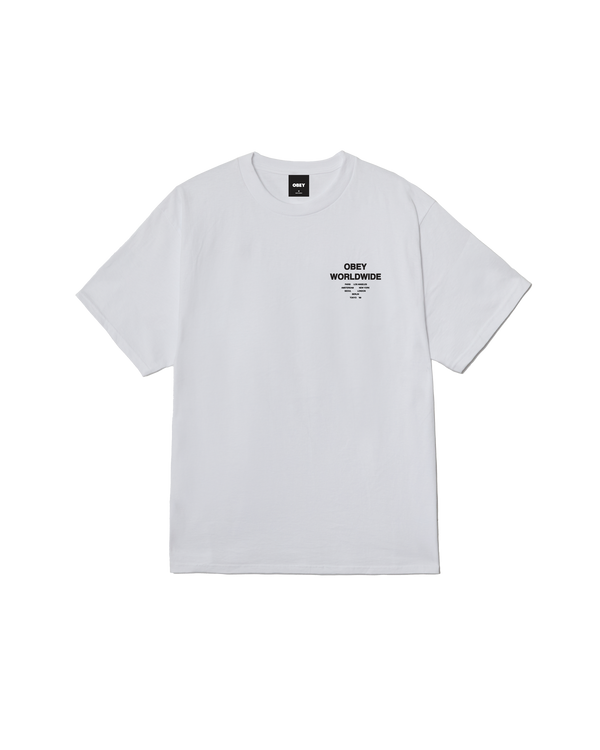 OBEY ANGELS ABOVE CLASSIC T-SHIRT WHITE