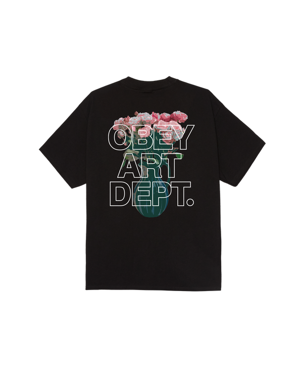 OBEY ART DEPT. CLASSIC T-SHIRT BLACK — Obey