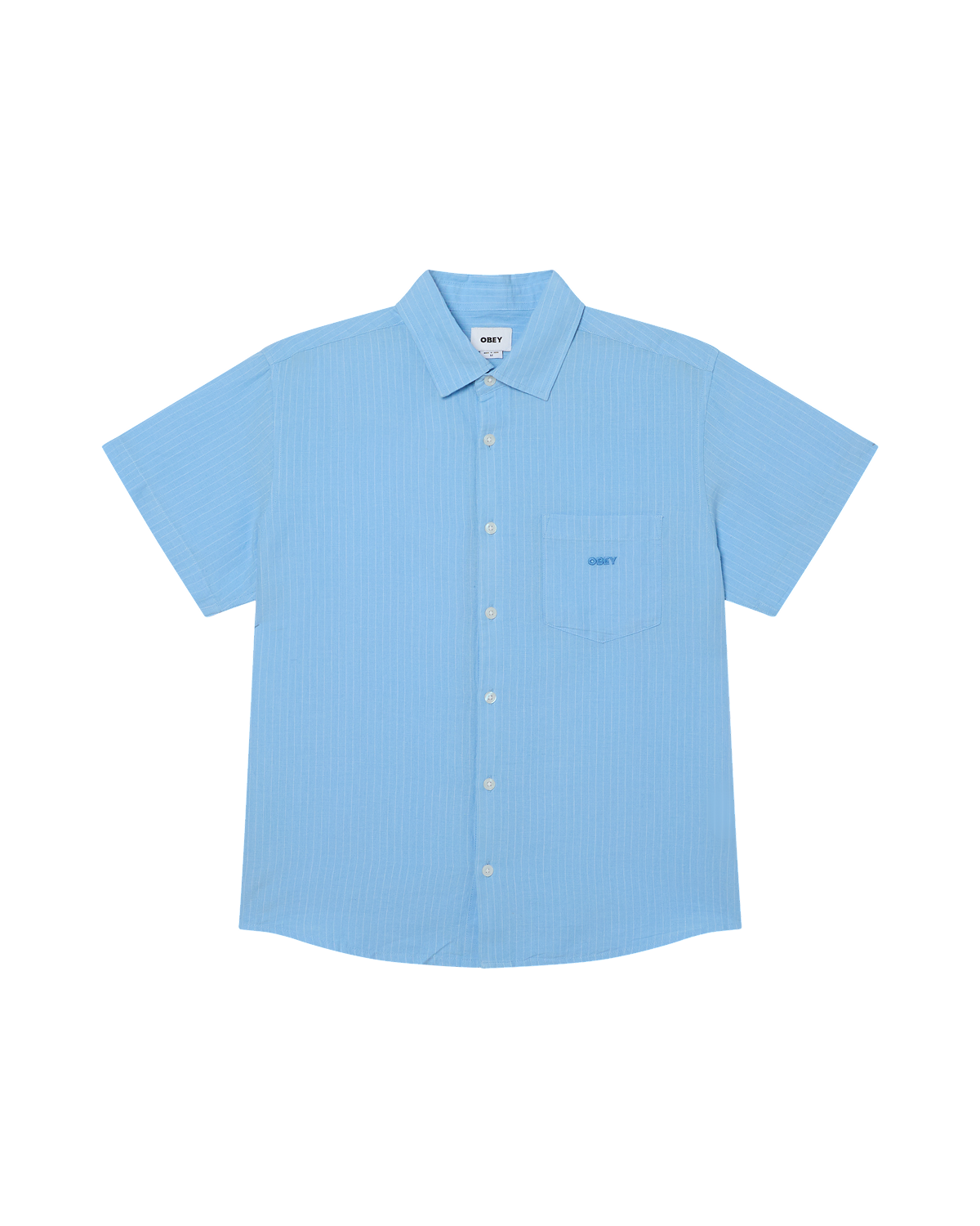 OBEY BARRY WOVEN SKY BLUE MULTI