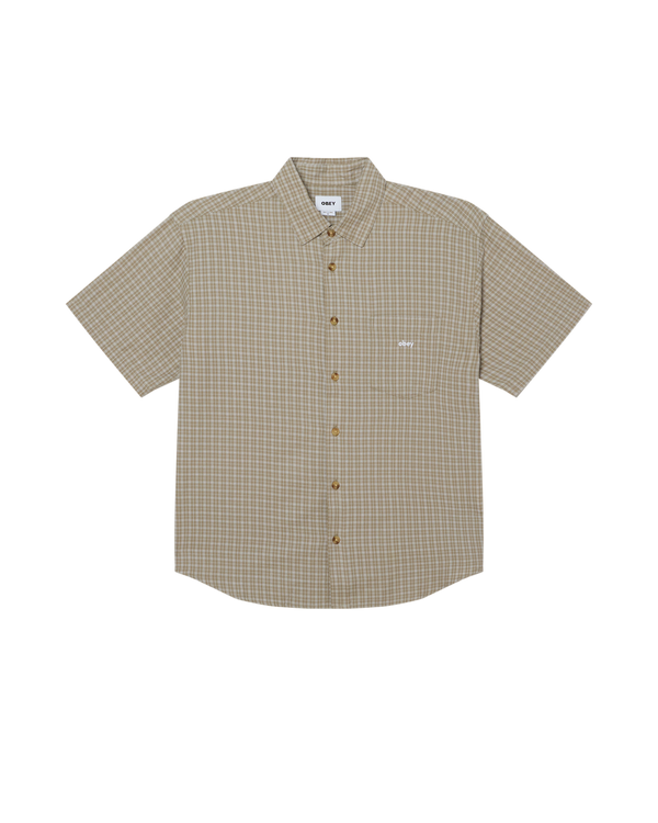 OBEY BIGWIG IAN WOVEN DRIED SAGE MULTI — Obey