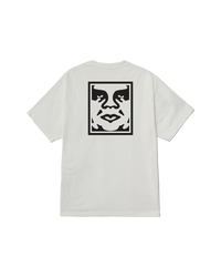 OBEY BOLD ICON FACE PG S/S TEE VINTAGE WHITE