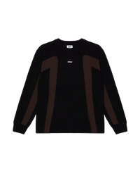 OBEY BRANN SWEATER DIGITAL BLACK MULTI