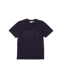 OBEY COLLEGIATE PIG S/S TEE PIGMENT PURPLE VELVET