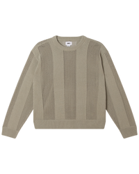 OBEY CROCHET SWEATER LONDON FOG