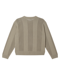 OBEY CROCHET SWEATER LONDON FOG