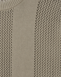 OBEY CROCHET SWEATER LONDON FOG