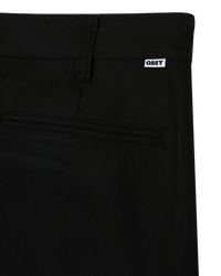 OBEY DEAN PLEATED PANT BLACK