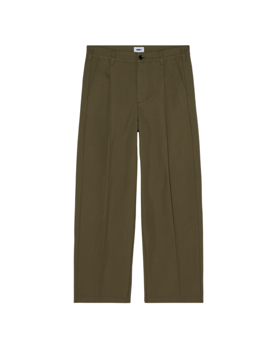 OBEY DEAN PLEATED PANT STONE GRAY — Obey