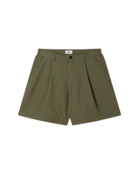 OBEY DEAN PLEATED SHORT TEA LEAF