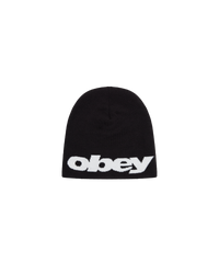 OBEY DELTA BEANIE BLACK