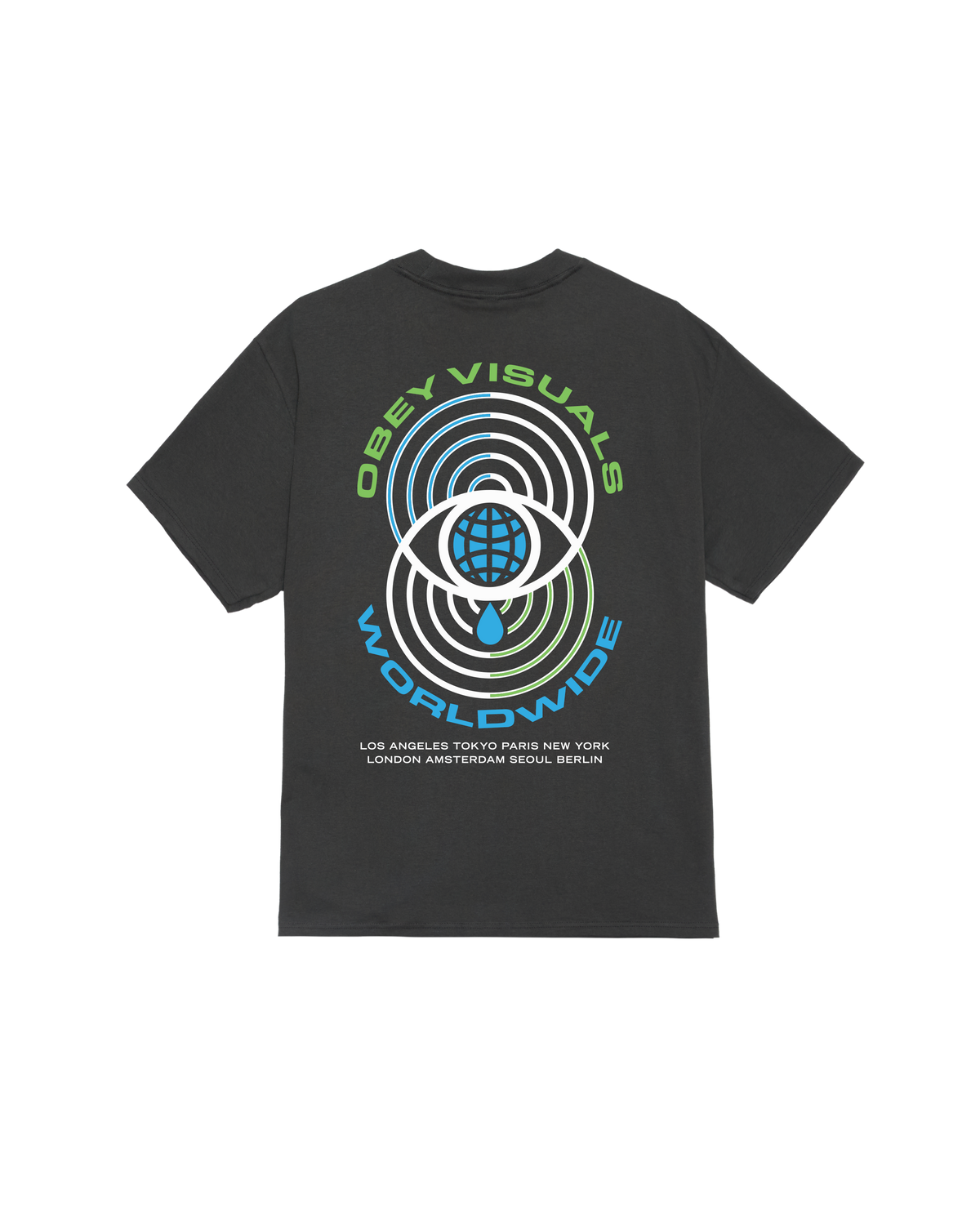 OBEY EARTH CRISIS CLASSIC T-SHIRT VINTAGE BLACK