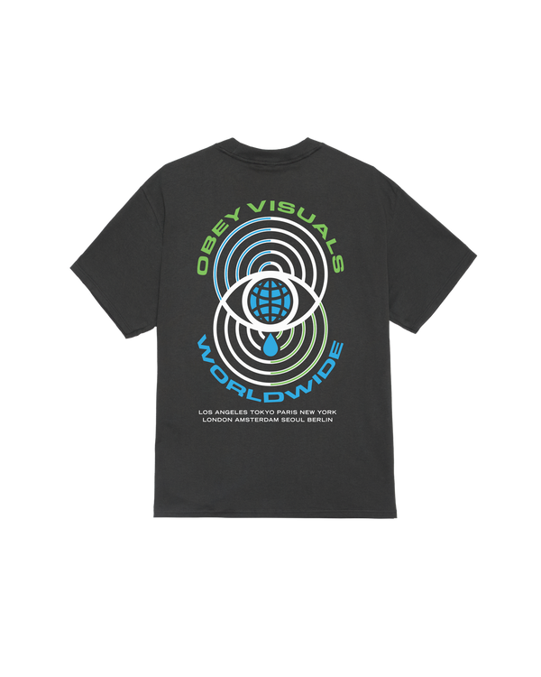 OBEY EARTH CRISIS CLASSIC T-SHIRT VINTAGE BLACK — Obey