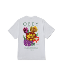 OBEY FLORES ROBUS CLASSIC T-SHIRT WHITE