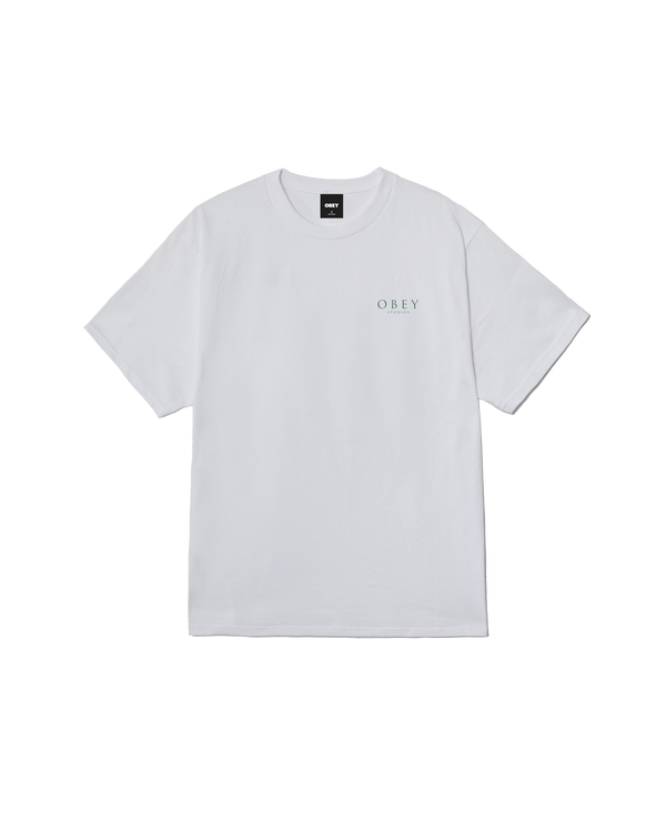 OBEY FLORES ROBUS CLASSIC T-SHIRT WHITE