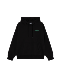 OBEY FLORES ROBUS PULLOVER BLACK
