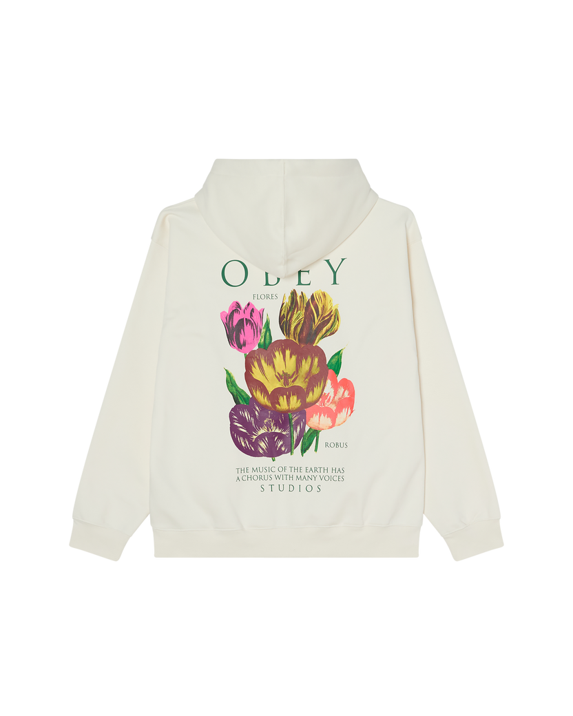 OBEY FLORES ROBUS PULLOVER UNBLEACHED