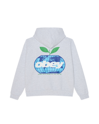 OBEY INTERCONTINENTAL EXTRA HY PULLOVER ASH GREY