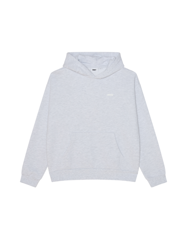 OBEY INTERCONTINENTAL EXTRA HY PULLOVER ASH GREY