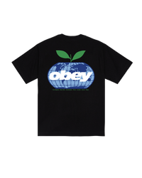 OBEY INTERCONTINENTAL HEAVYWEIGHT T-SHIRT BLACK