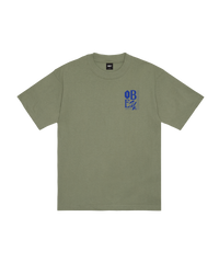 OBEY KNOWLEDGE HEAVYWEIGHT T-SHIRT DESERT GREEN
