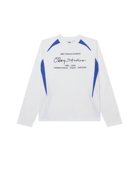 OBEY LEAGUE L/S SHIRT WHITE MULTI
