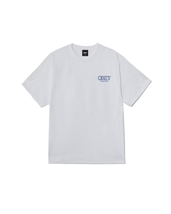 OBEY LUCKY CAT CLASSIC T-SHIRT WHITE
