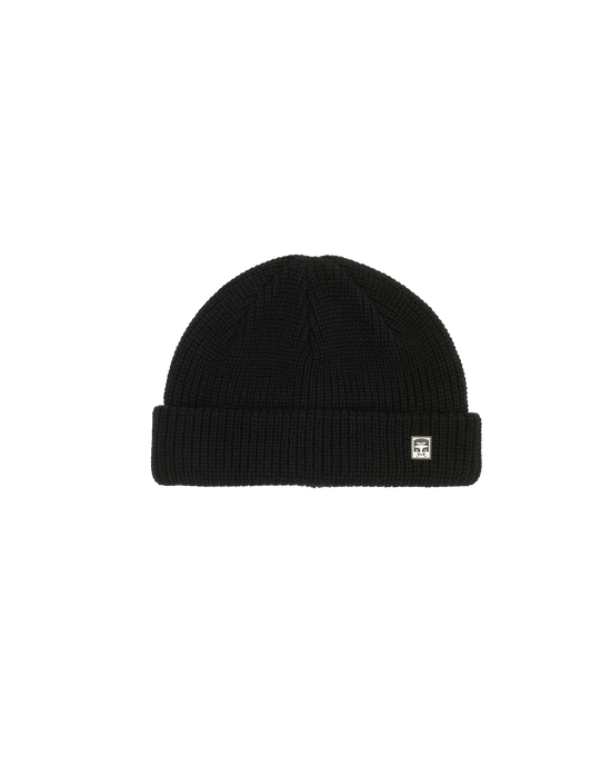 OBEY MICRO BEANIE BLACK — Obey