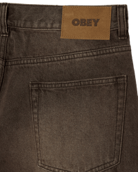 OBEY NELSON STRAIGHT LEG DENIM VINTAGE ARCHIVE WREN