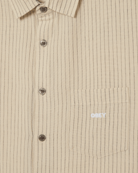 OBEY NELSON WOVEN SILVER GREY MULTI